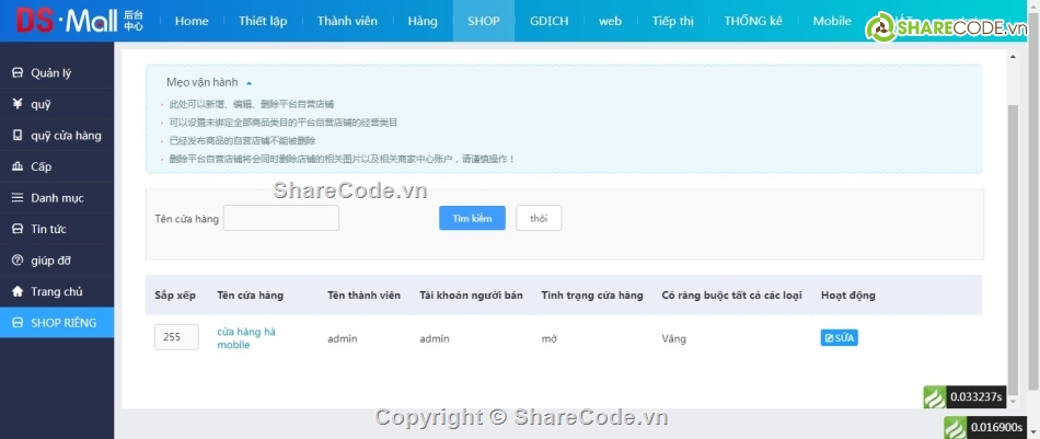 Code Thương Mại,Bán hàng giống lazada,quản lý